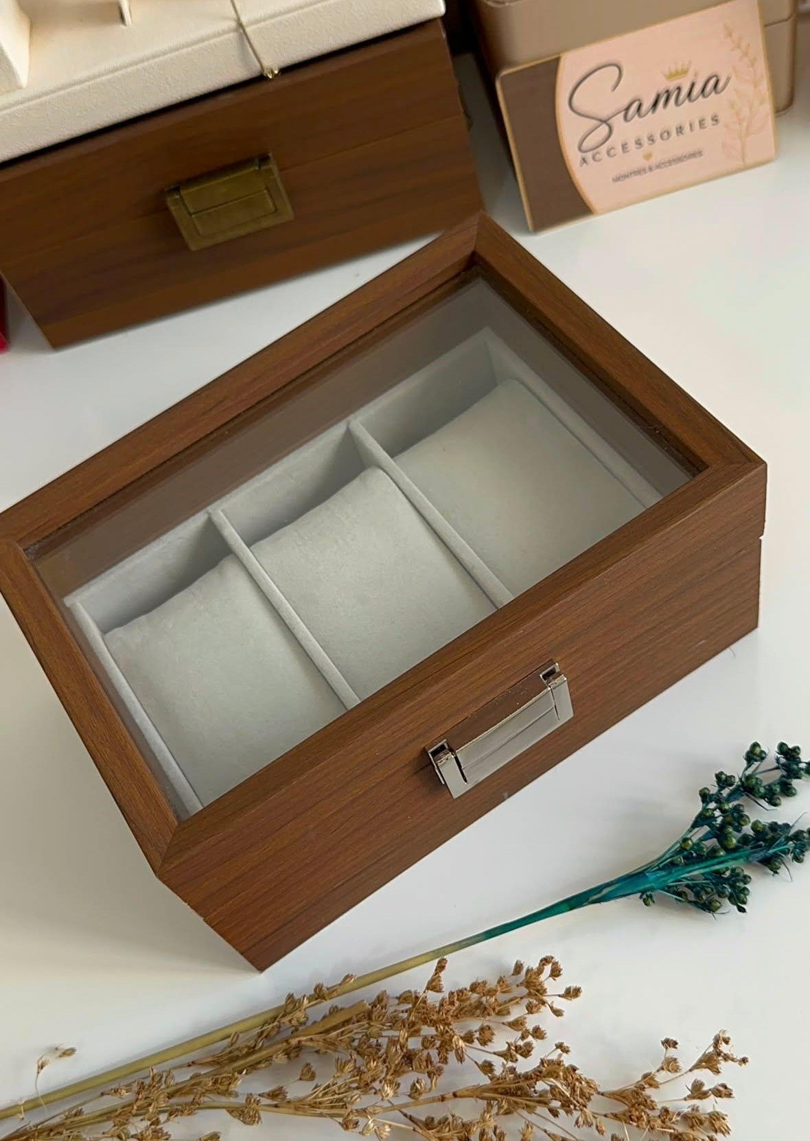 Boîte à Montres Élégante – Rangement & Protection