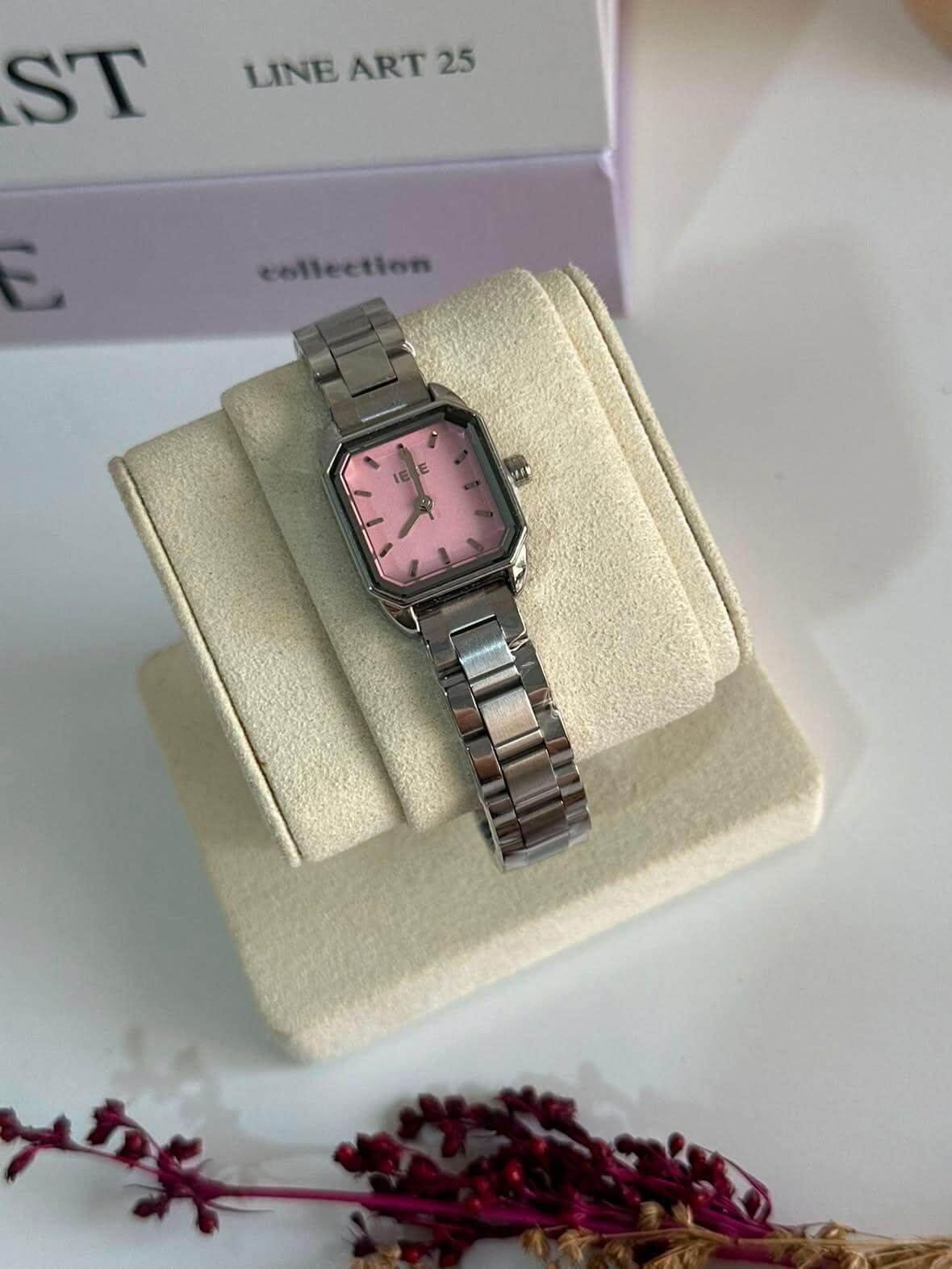 Montre IEKE Femme en Acier Argenté – Originale avec Emballage Complet