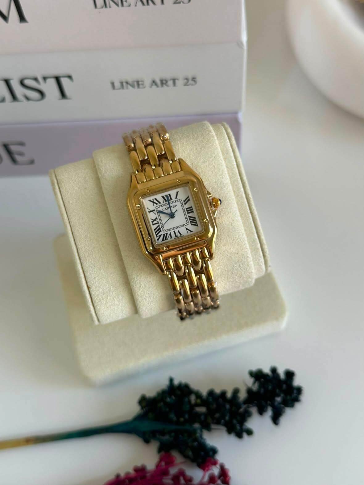 Montre Cartier Femme Dorée