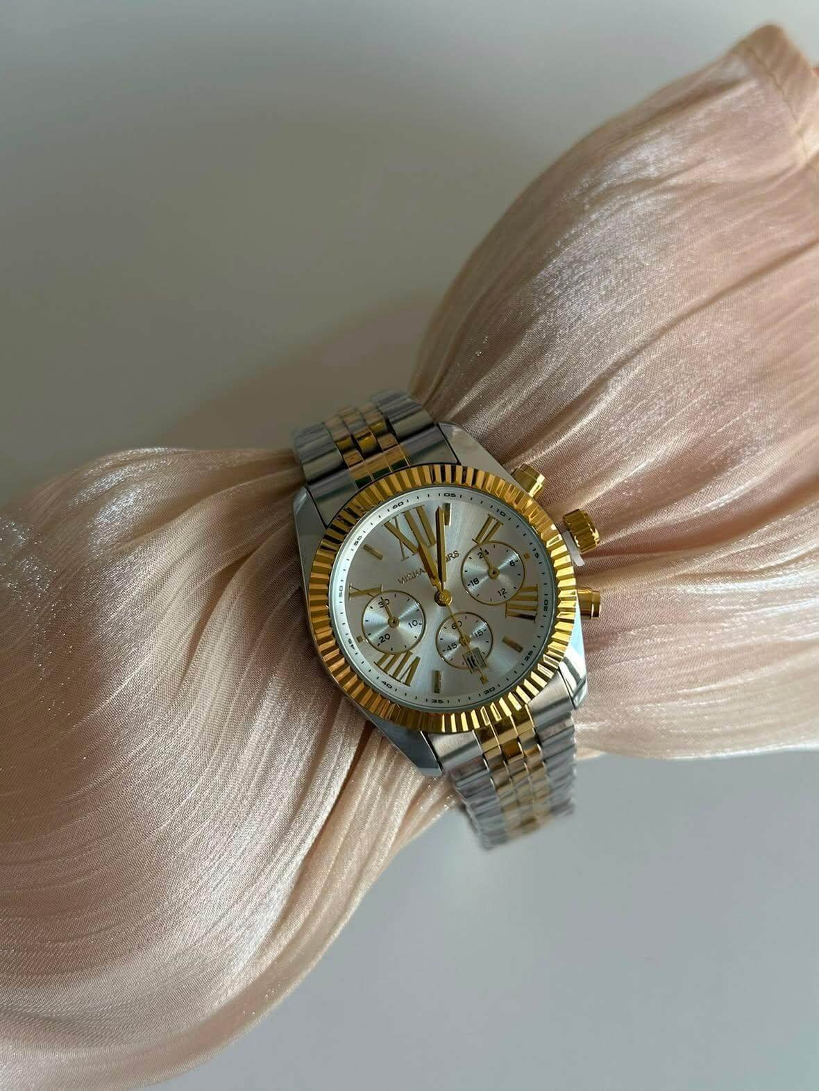 Michael Kors – Montre Femme Bicolore Doré & Argenté