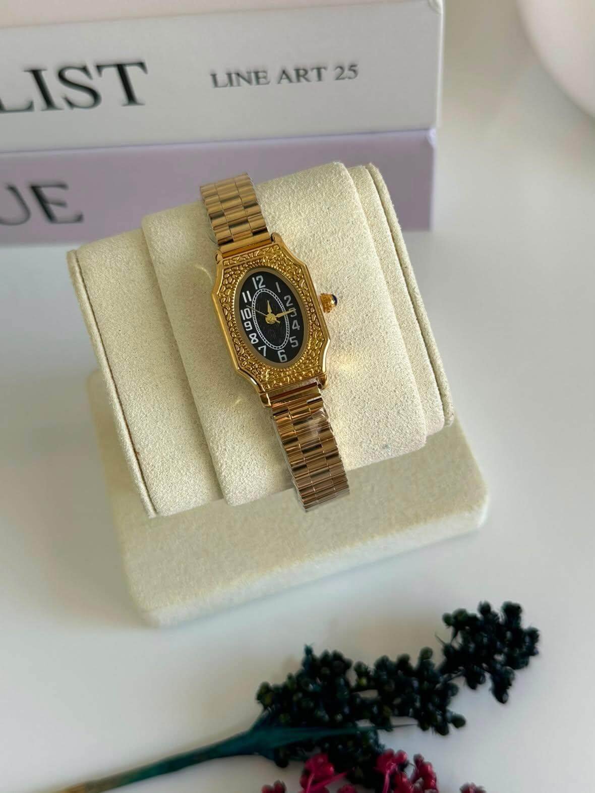 Montre IEKE Femme en Acier Doré – Originale avec Emballage Complet