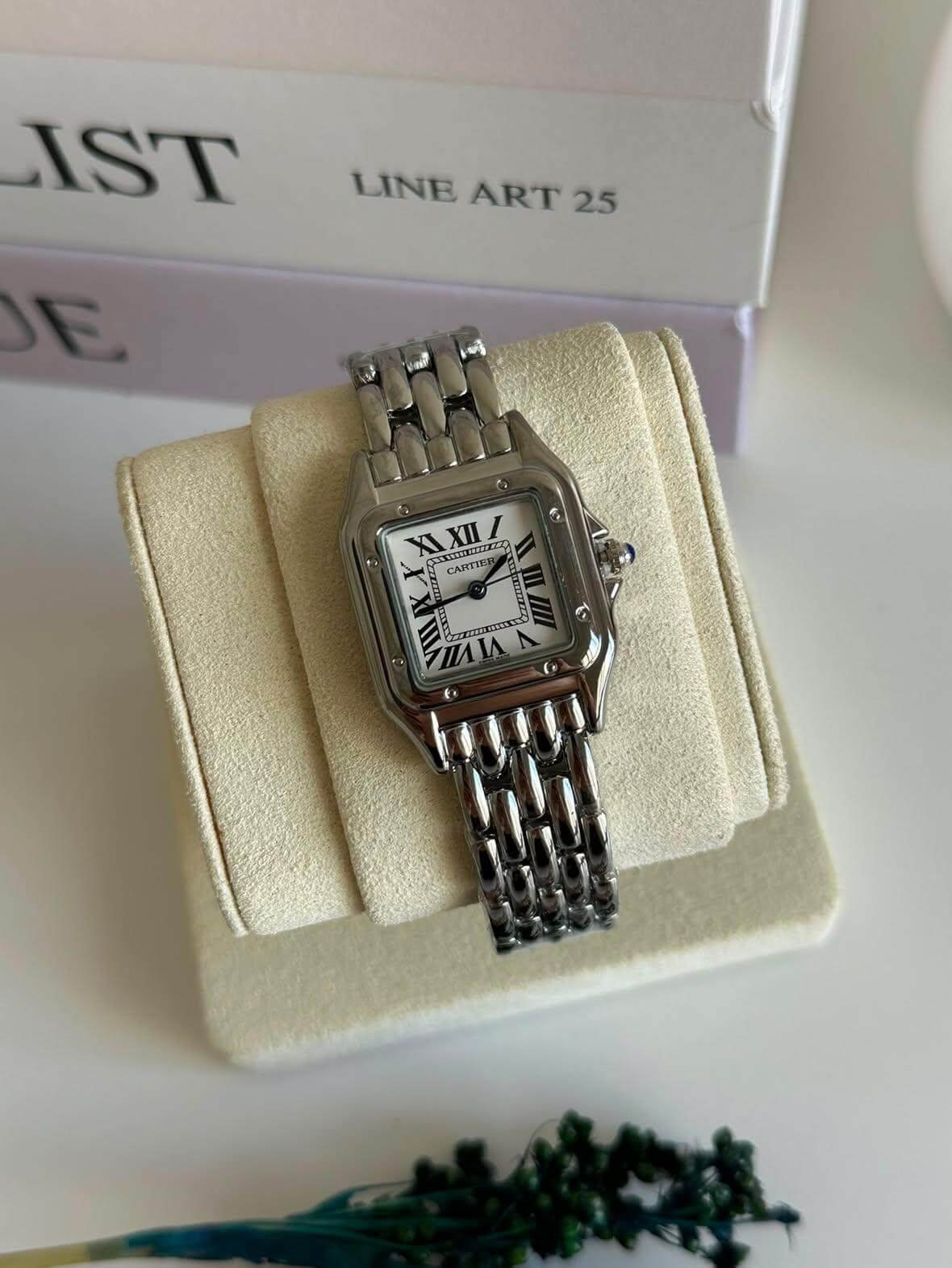 Montre Cartier Femme Argentée