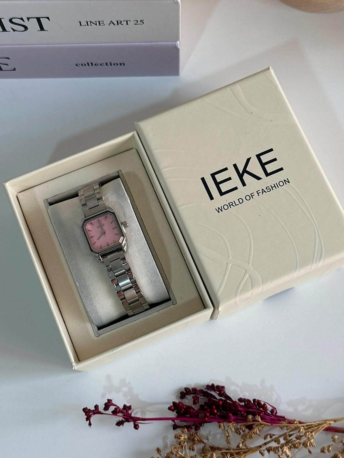 Montre IEKE Femme en Acier Argenté – Originale avec Emballage Complet – Image 2