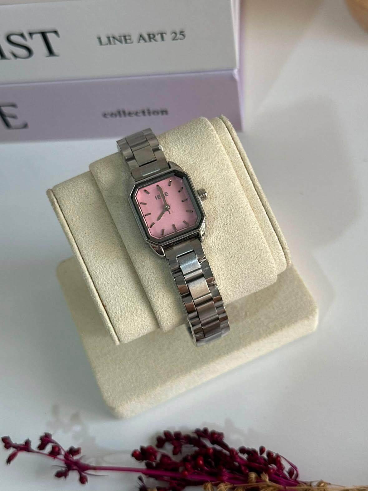 Montre IEKE Femme en Acier Argenté – Originale avec Emballage Complet