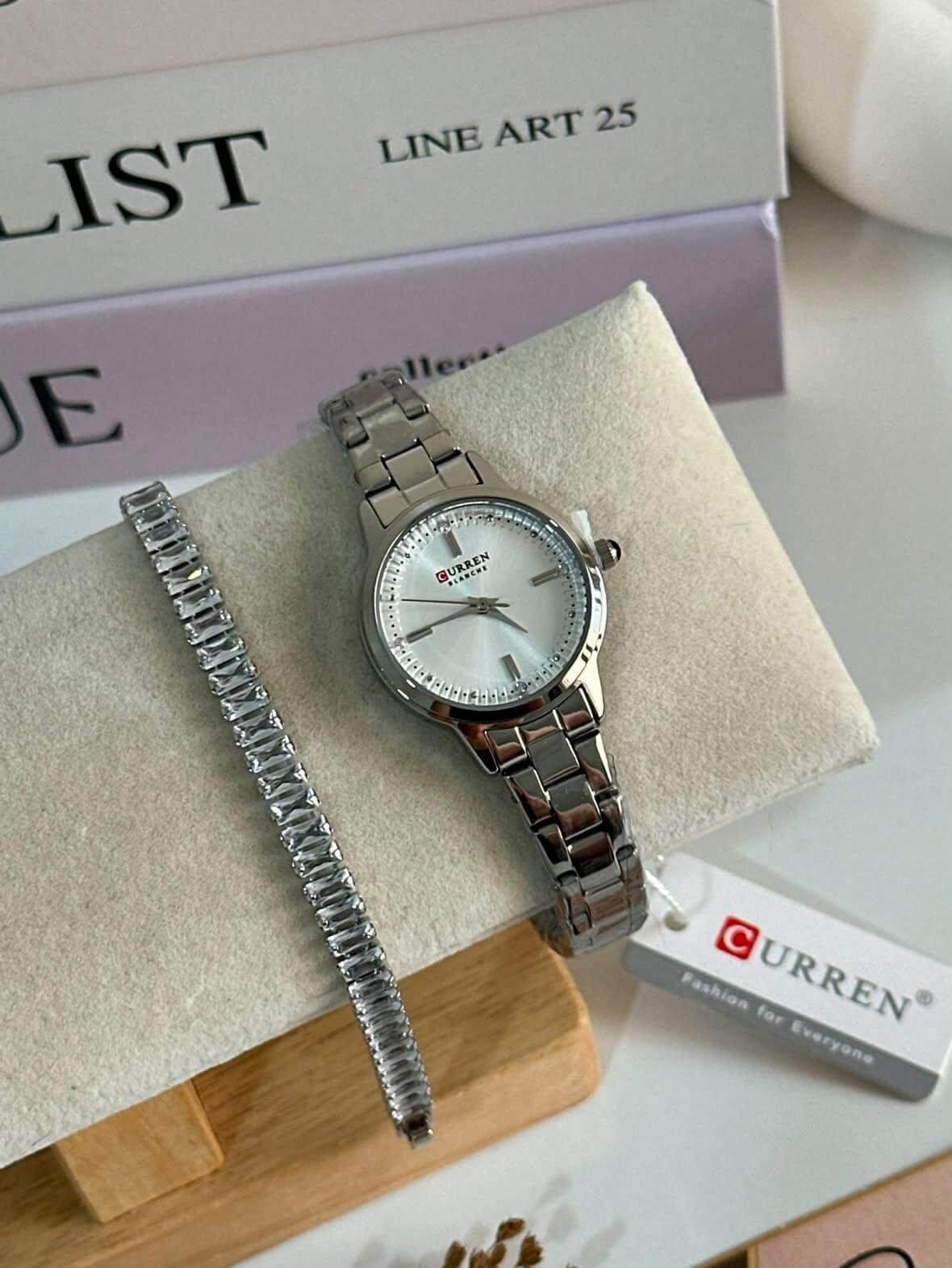 Pack Montre Curren Originale & Rivière Argentée – Image 1