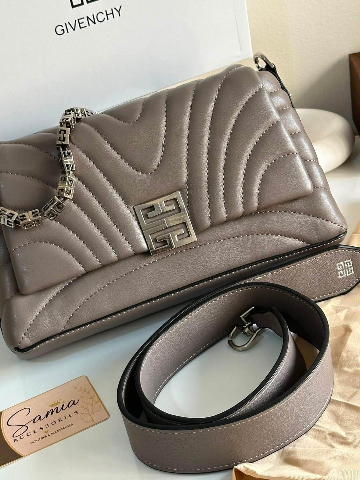 Sac Femme Givenchy – Modèle Matelassé Gris